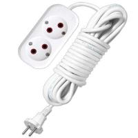 Удлинитель 2х10м без заземл. 6А IP20 У6-011М ПВС 2х0.75 UNIVersal 011М-10