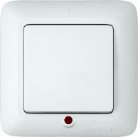 Выключатель 1-кл. СП Прима 6А IP20 с индик. бел. (розн. упак) SchE S16-053-BI