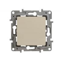 Механизм выключателя 1-кл. СП Etika 10А IP20 с подсветкой винт сл. кость Leg 672303