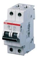 Выключатель автоматический модульный 2п C 16А 25кА S202 ABB 2CDS282001R0164