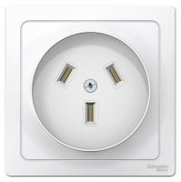 Розетка силовая СП BLANCA 2P+N 32А 250В бел. SchE BLNSR003231