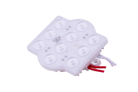 Модуль светодиодый линзованный SWG , 10LED, 10Вт, 12В, IP66, Цвет: 7500К Ультра холодный белый, провод 9см