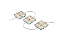 Модуль LED Module 4PCS SMD5050,35*35MM W:55-65LM,DC12V,СИНИЙ металл
