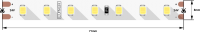 Лента светодиодная LUMKER, 2835, 98 LED/м, 10 Вт/м, 24В, IP33, Теплый белый (3000K)