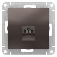 Механизм розетки компьютерной ATLAS DESIGN RJ45 мокко SchE ATN000683