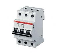 Выключатель автоматический модульный 3п D 25А 25кА S203 ABB 2CDS283001R0251