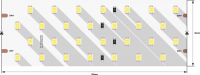 Лента светодиодная LUMKER, 2835, 280 LED/м, 26 Вт/м, 24В, IP33, Теплый белый (3000K)