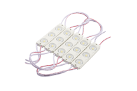 Модуль светодиодый линзованный SWG , 3LED, 1,1Вт, 12В, IP65, Цвет: 6500-7000К Холодный белый, провод 15см