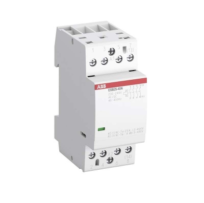 Контактор ESB25-40N-01 модульный (25А АС-1 4НО) катушка 24В AC/DC ABB 1SAE231111R0140