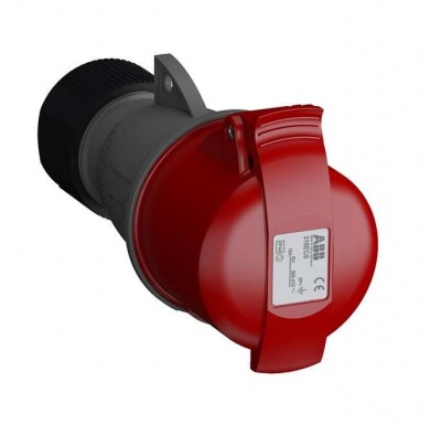 Розетка кабельная 316EC6 Easy&Safe 316EC6 16А 3P+E IP44 6ч ABB 2CMA102012R1000