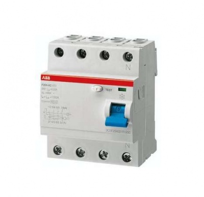 Выключатель дифференциального тока (УЗО) 4п 40А 300мА тип AC F204 ABB 2CSF204001R3400