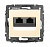 Механизм розетки комп. 2-м СП Valena RJ45 + RJ45 CAT.5E UTP сл. кость Leg 774139