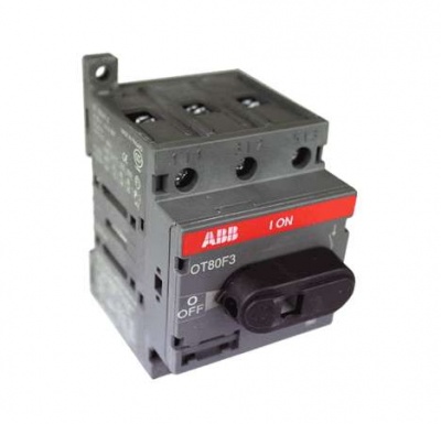 Рубильник 3п OT80 F3 80А (75А AC23) ABB 1SCA105798R1001