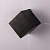 Бра декоративное KVADRATISH, Черный, 6Вт, 6500K, IP54, GW-5201-6-BL-CW