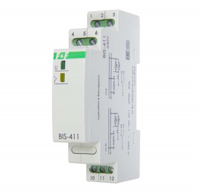 Реле импульсное BIS-411 (230В 16А 1Р монтаж на DIN-рейке 35мм) F&F EA01.005.001