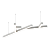 Комплектация Tree-A-5050-NW: Профиль LS 5050, Лента 4x DSG 2835 NW 280L-V24-IP33, 700LED, 26W/m, LUX, подвесы. Без блока питания