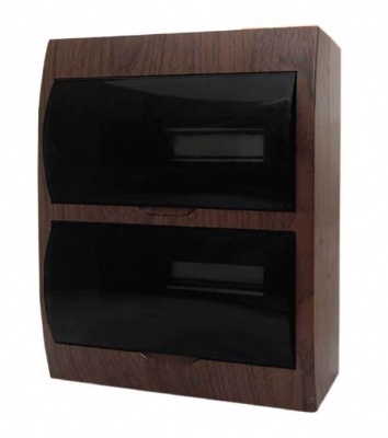 Щит ЩРН-П-24 IP41 темное дерево PROxima EKF pb40-n-24-dark